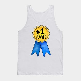 No 1 Dad Medal Tank Top